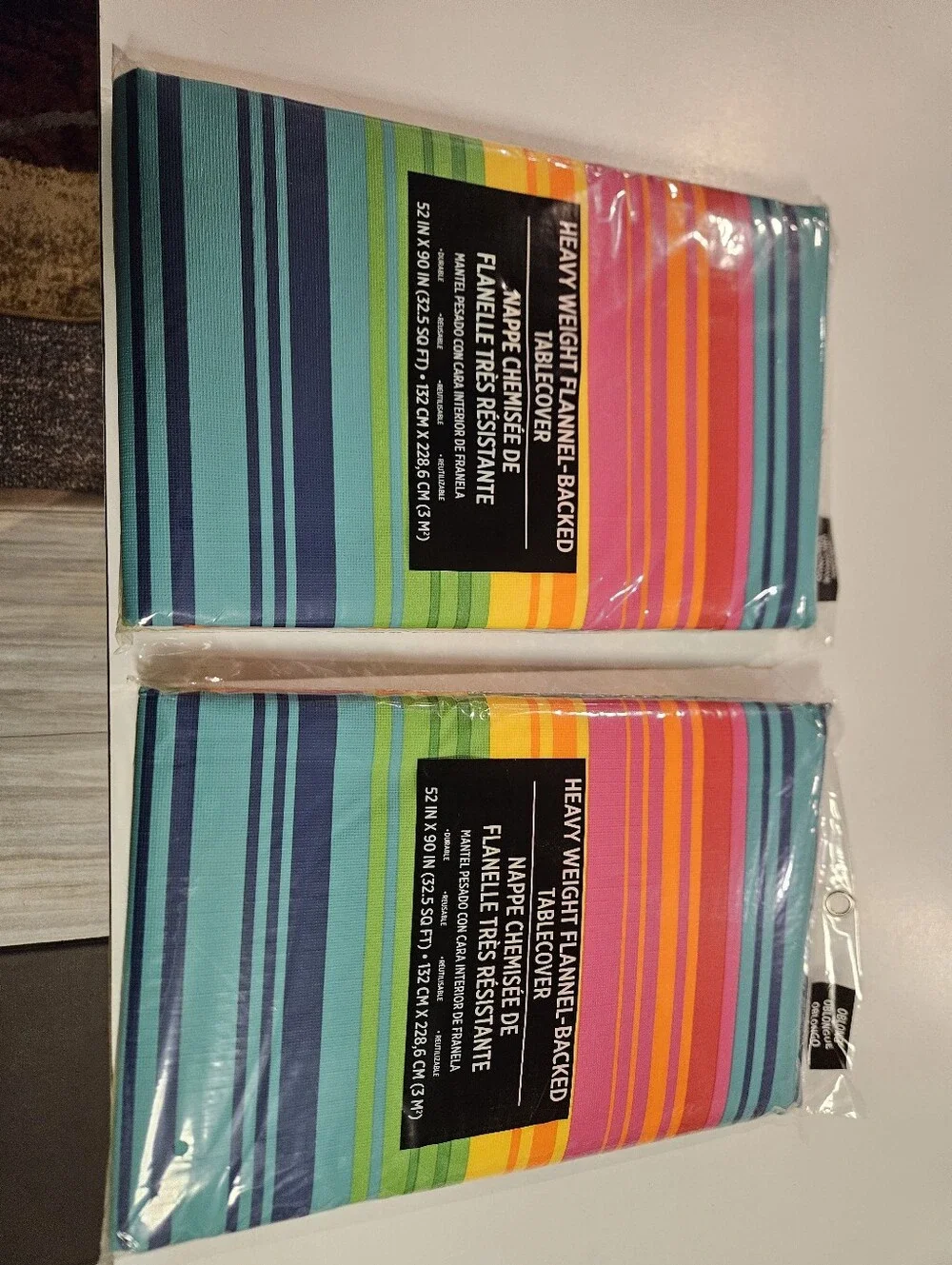 Summer Heavy Weight Reusable Picnic Table Cover NWT